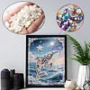Diamond Painting-DIY Special Shaped Drill Pearl Painting Whale(30x40cm)