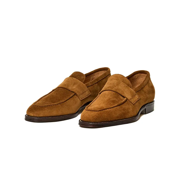 Handmade Mens brown moccasins, Men dress shoes, mens penny loafer, Men shoe