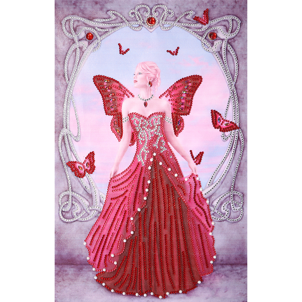 

Butterfly Angel - Special Shaped Diamond Painting - 30*45CM, 501 Original