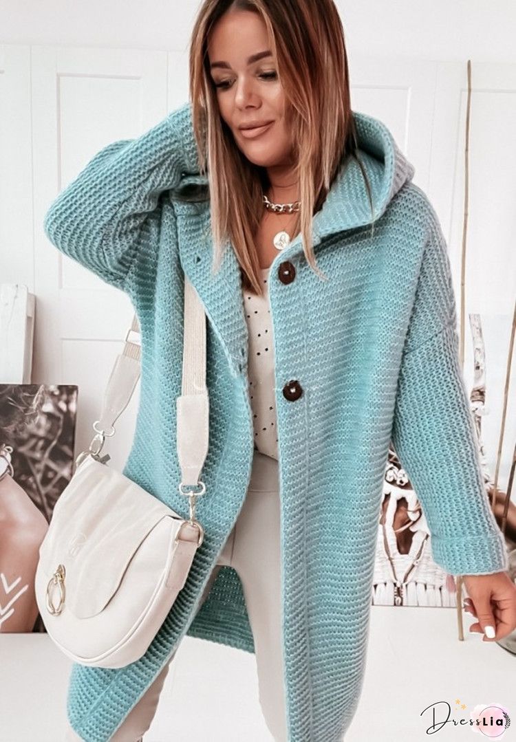 Plus size thickening Casual Lace-Up Sweater