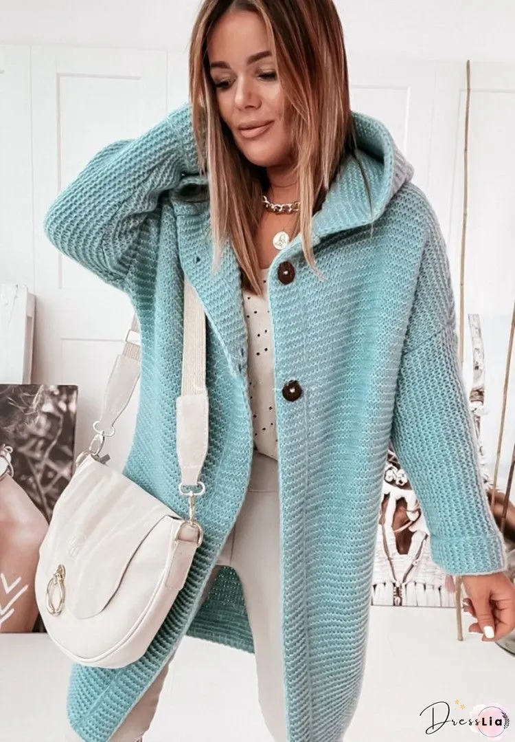Plus size thickening Casual Lace-Up Sweater