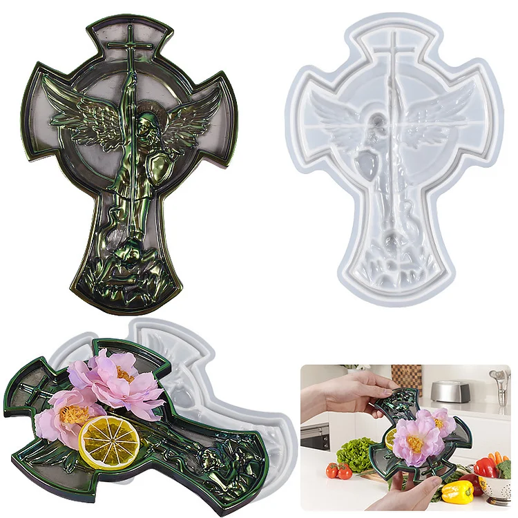 Craft Heavenly Charms with CrazyMold's 4 Pcs Devil Angel Pendant Shaker  Molds Set