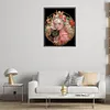 uk.everydayedeals (Limited Stock)Diamond Painting - Round AB Drills - Literary Retro Girl(45*55cm)