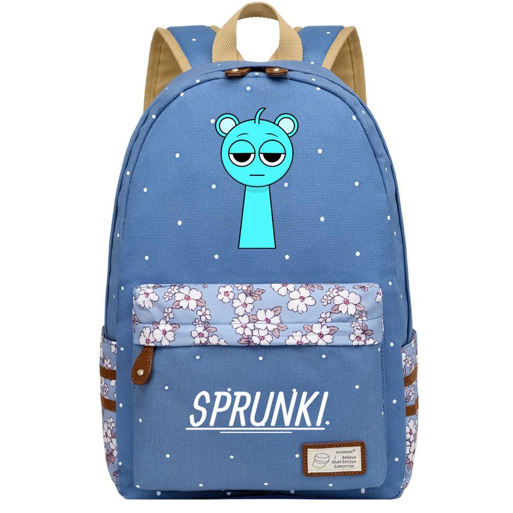 Mayoulove Sprunki Pattern Backpack Lightweight Design for Everyday Use-Mayoulove