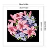 Lily Cluster - 9CT Full Beaded Cross Stitch Kit(28x28cm)