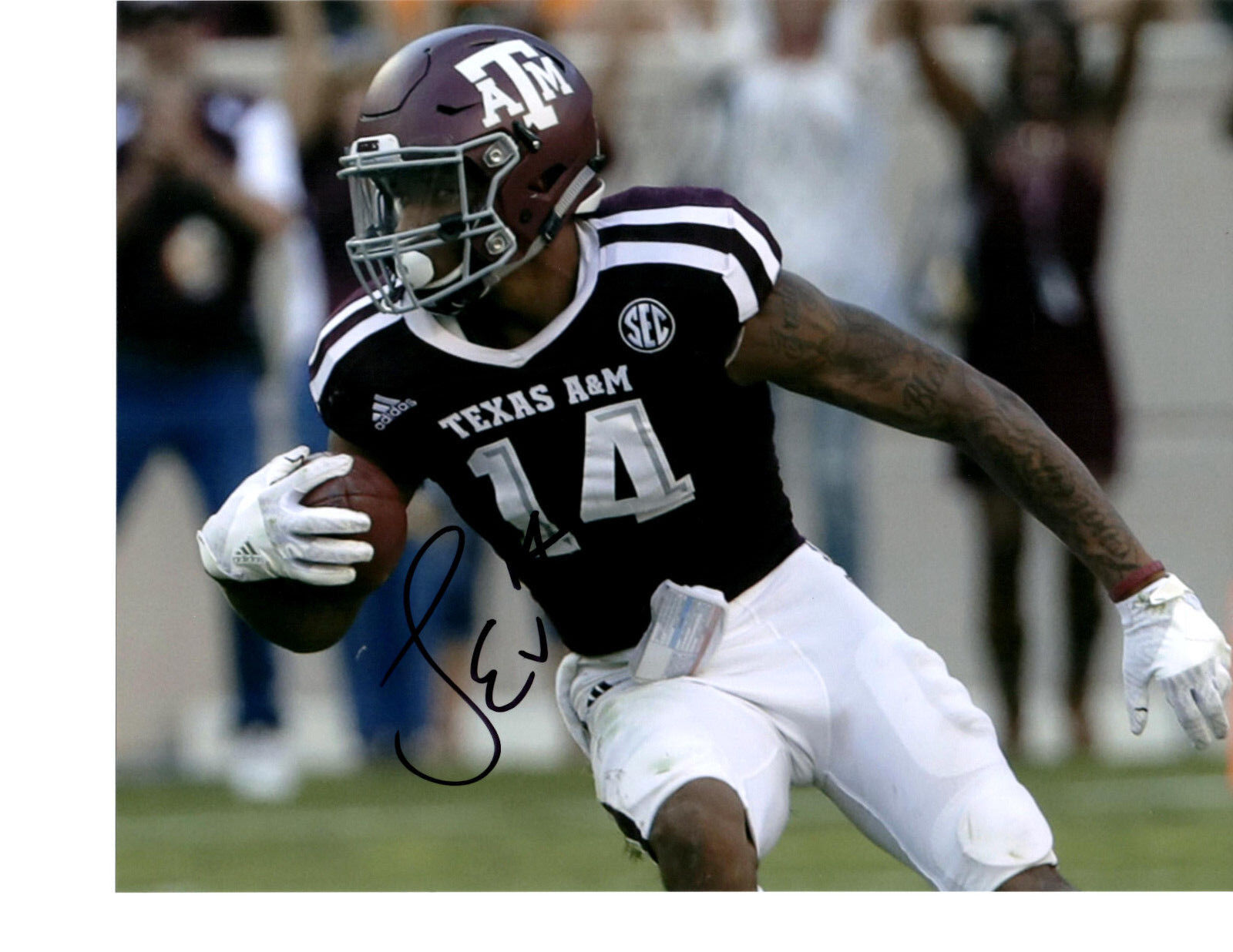 Justin Evans Texas A&M Aggies signed autographed 8x10 football Photo Poster painting NFL d