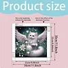 Cat Angel Wings-Special Shaped Diamond Painting