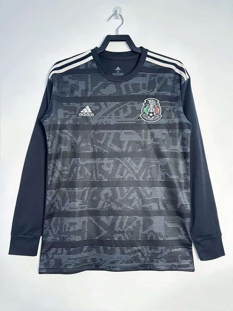 2019 Mexico Home Long Sleeve Retro Jersey