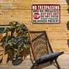 Warning - Vintage Metal Signs - 20*30cm/30*40cm - Warning