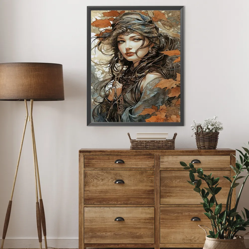 Full Round Diamond Painting 40*50cm - Girl