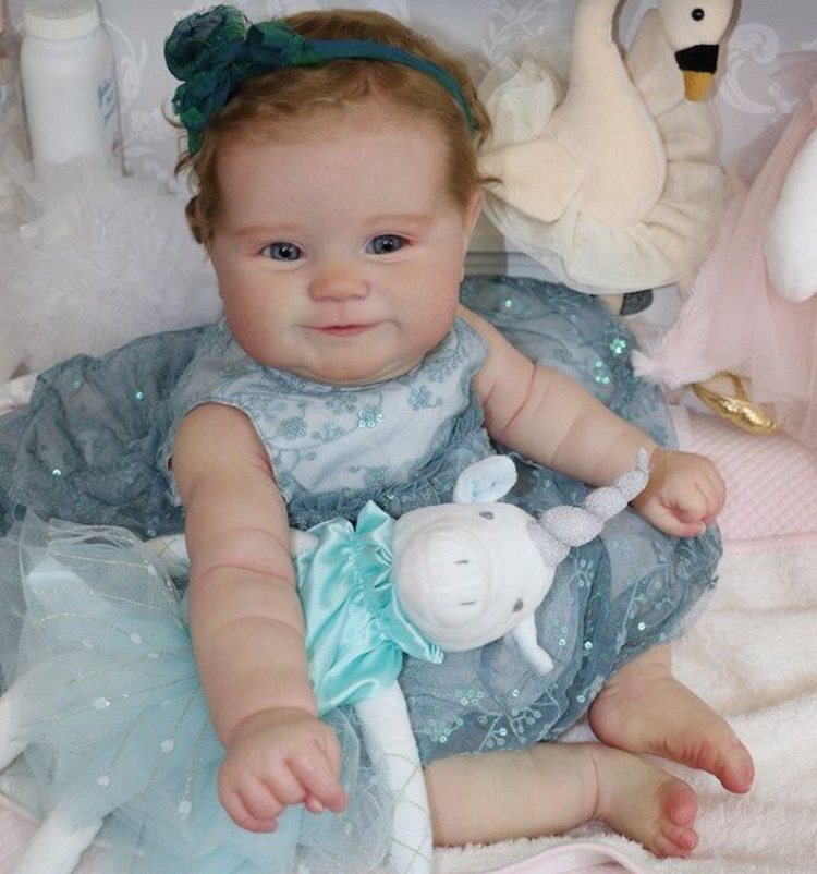  22"  Serena Realistisch Reborn Baby Mädchen ( mit Stimm- und Herzmodul) - RSDP-Rebornbabypuppen-Rebornbabypuppen.de®