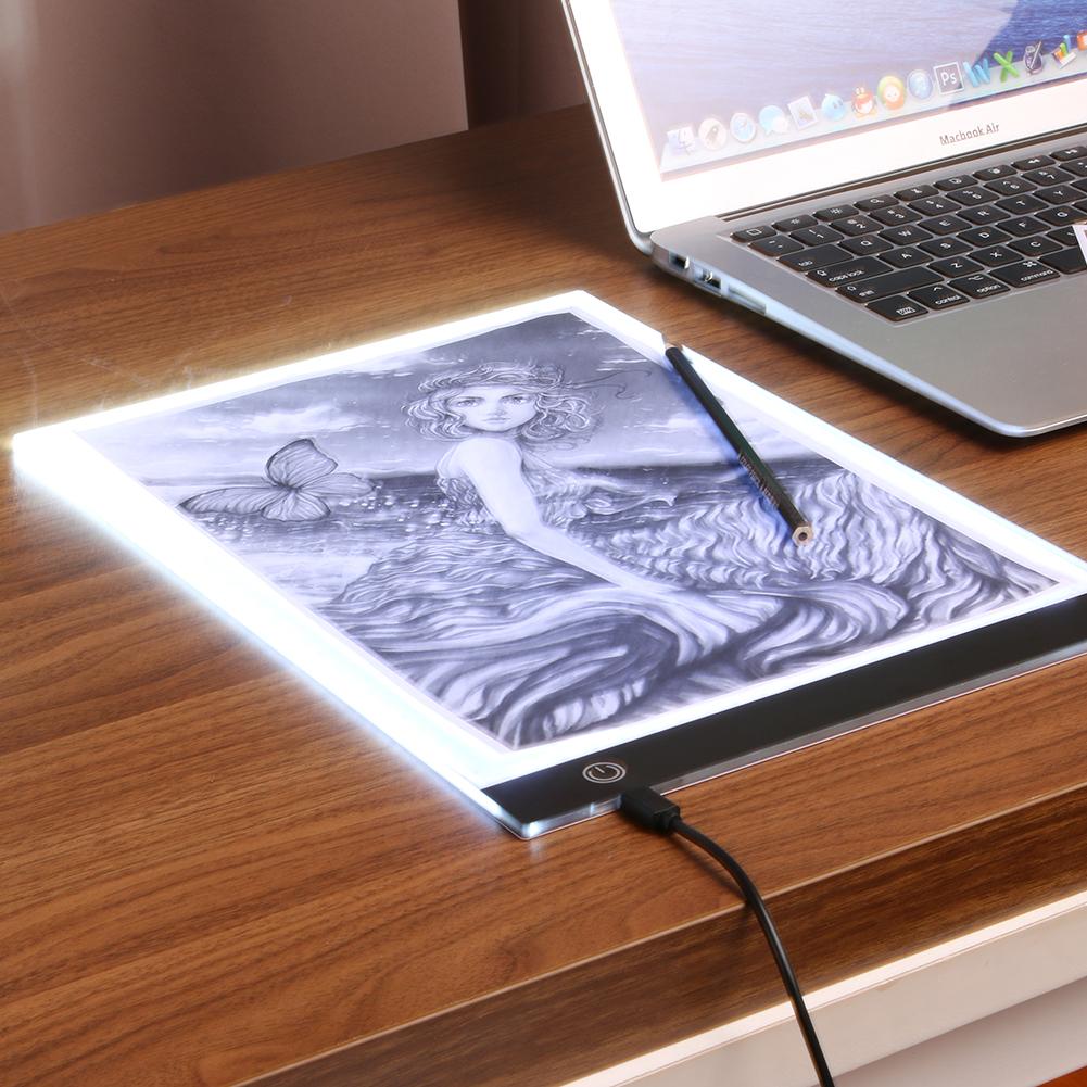 A3 LED Graphic Tablet Writing Painting Light Box Copy Tracing Board Pad (B) от Cesdeals WW