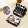 2pcs Elf Girl Pattern Diamond Painting Fashion Card Holder Compact Coin Purse