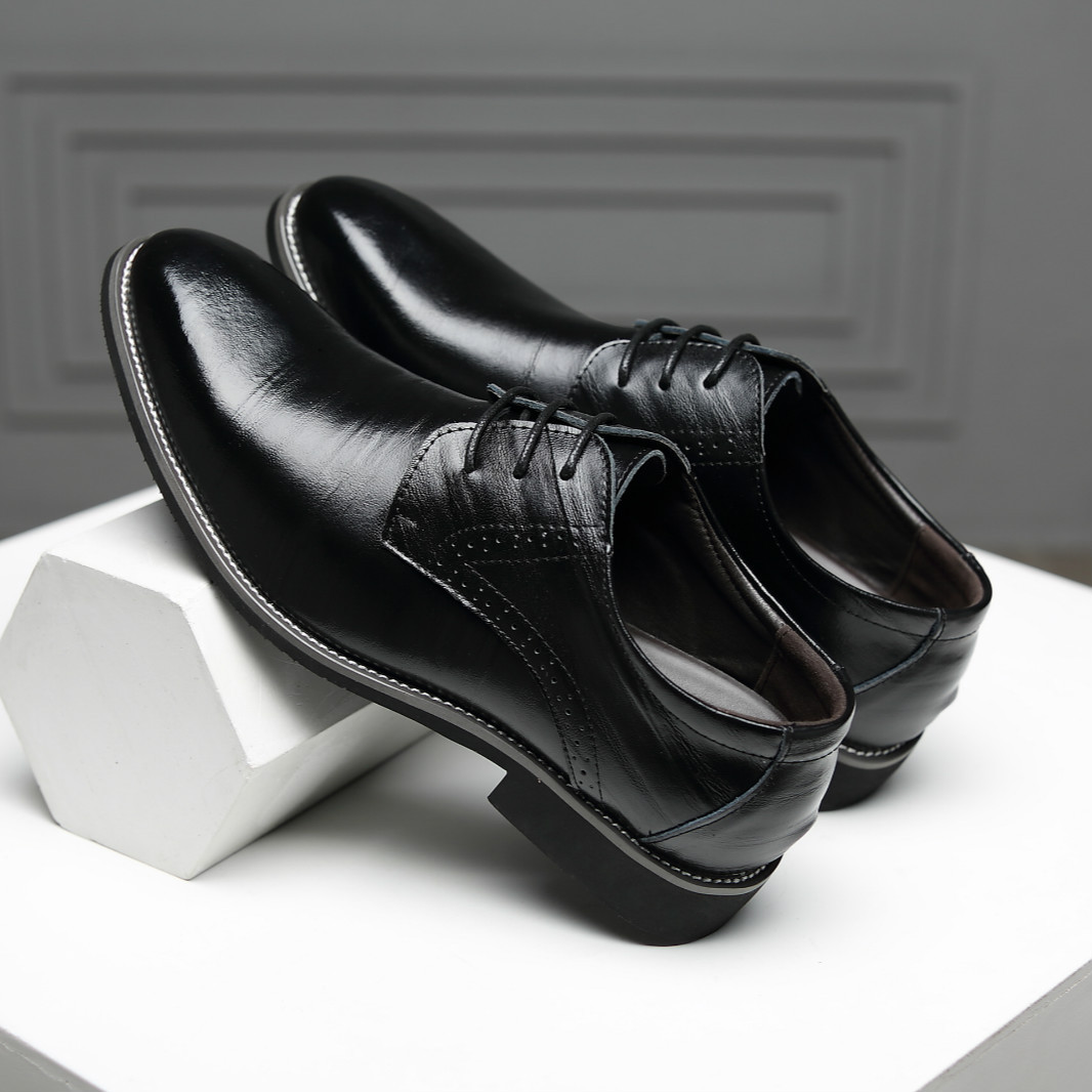 Trendy Multicolor British Leather Shoes