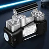 12V Car Tire Inflator 150PSI Dual Cylinder Tire Inflator Portable Air Compressor