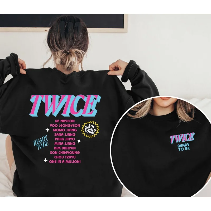 TWICE Ready To Be CHAEYOUNG Uniform Shirt Free Size 5th World Tour