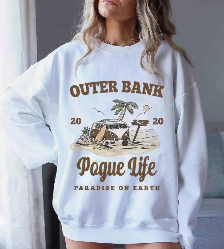 OBX Outer Banks Pogue Life Vintage Sweatshirt