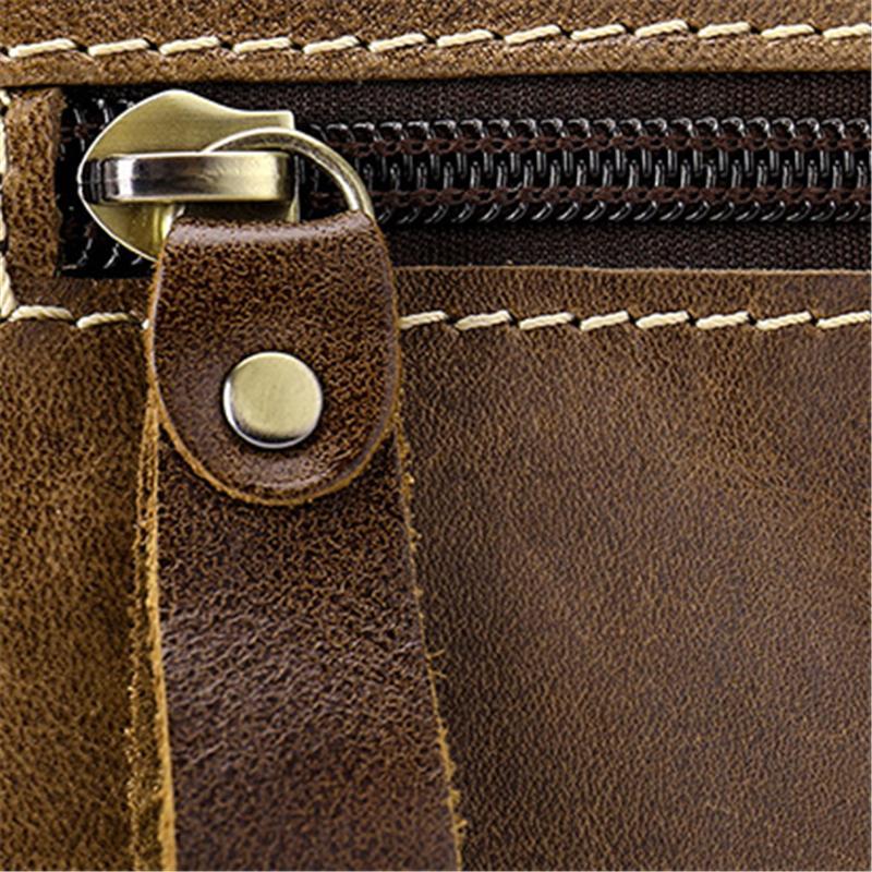 Men's Casual Zipper Crossbody Packs Shoulder Bag With Large Capacity