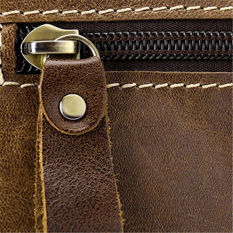 Men's Casual Zipper Crossbody Packs Shoulder Bag With Large Capacity