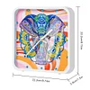 Mandala Elephant Special Shape 5D Diamond Painting Clock Art Craft for Wall Desk