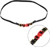RC Crawler Accessories 1/10 Scale roof Rack 5Pcs Scale Luggage Rope Roof Rack Tie Down Straps Buckle for 1/10 RC Crawler TRX4 TRX6 SCX10 Wrangler D90 WPL D12 TF2 YK6101 (Red)