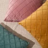 Plain Velvet Rhombus Home Living Creative Cushion Pillow Cover