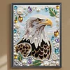 Diamond Painting-DIY Special Shaped Drill Pearl Painting Eagle(30x40cm)