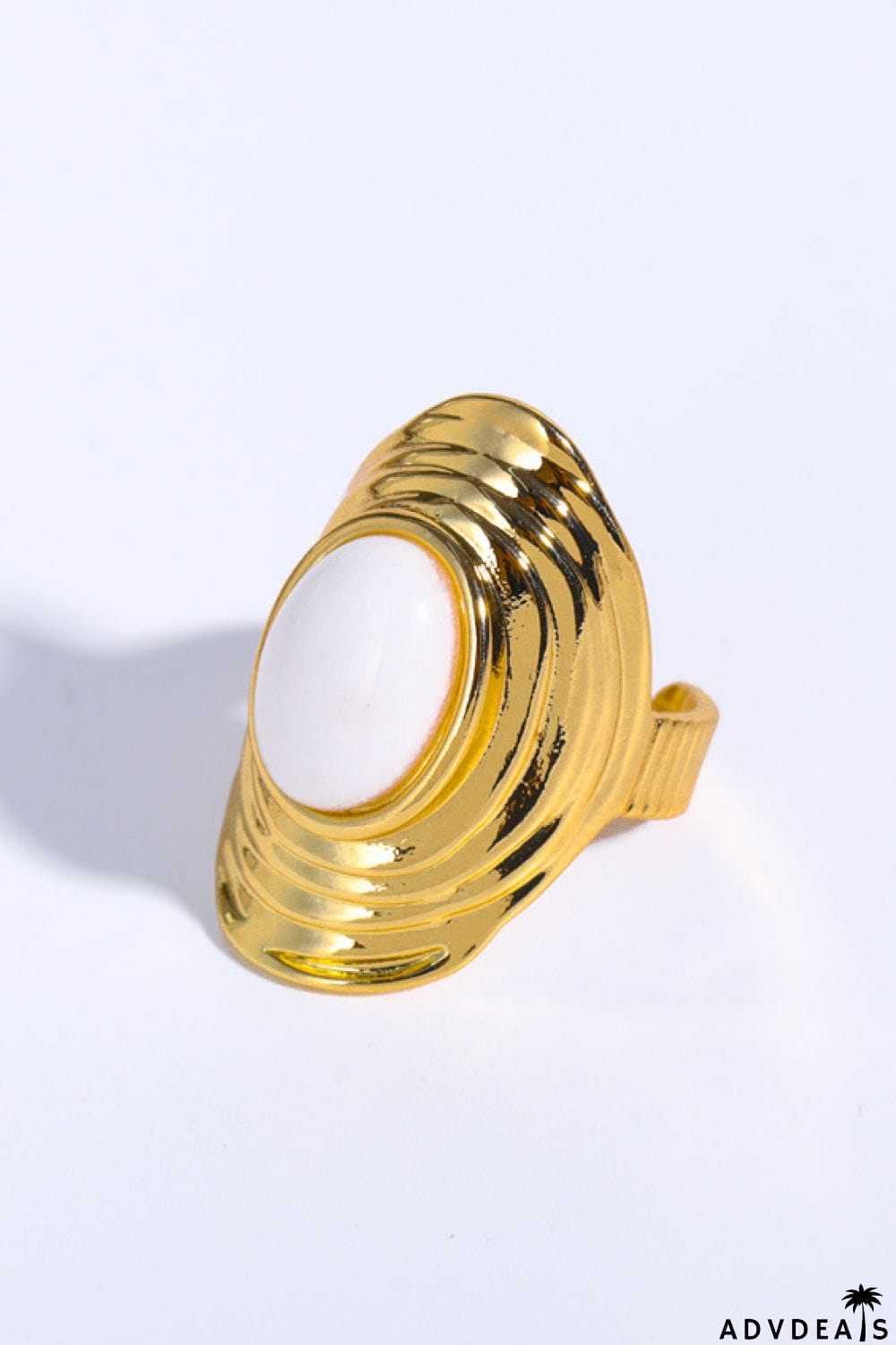 Natural Stone Copper Ring