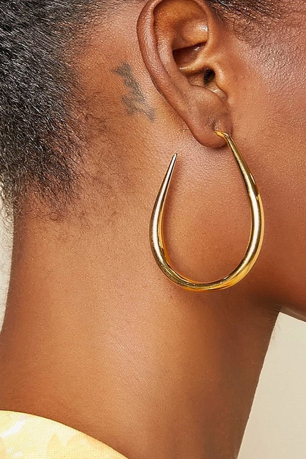 Trend Metal Hoop Earrings