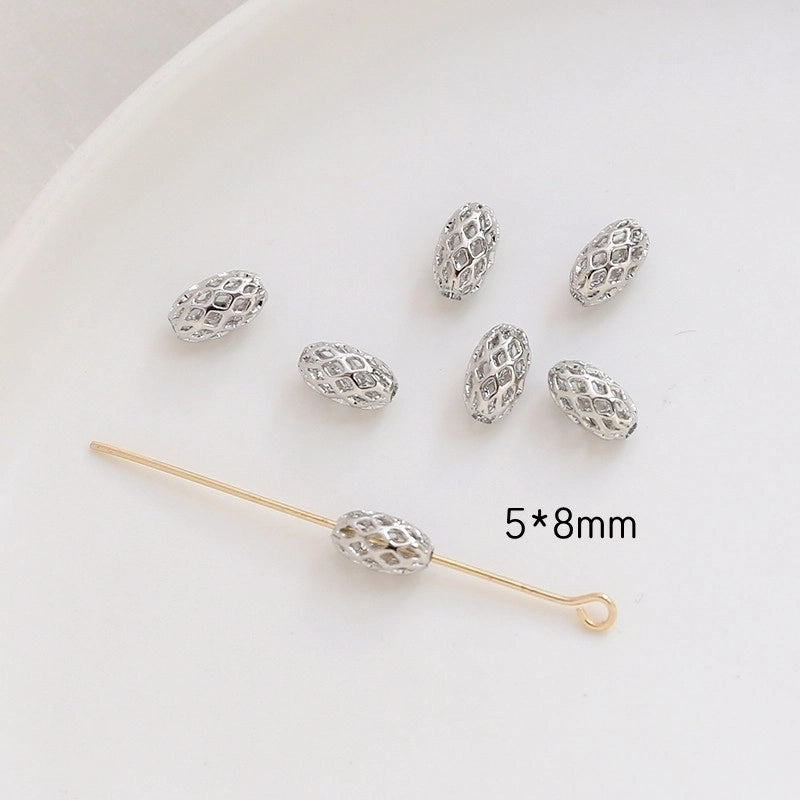 1 Piece Copper Solid Color Beads