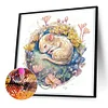 >SALE<5D DIY Partial Special Shaped Drill Diamond Painting Sleeping Critters 30x30cm