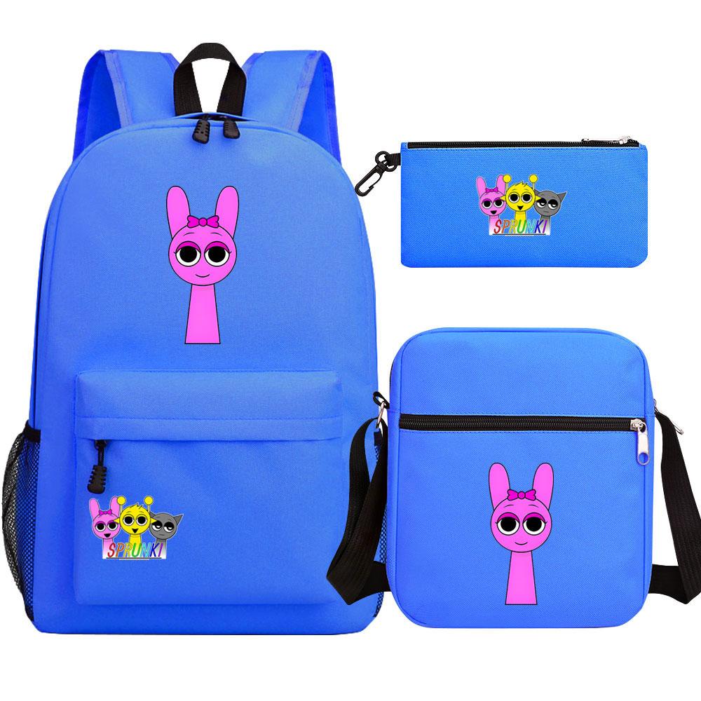 Mayoulove Sprunki Backpack Lightweight Water-Resistant Ideal for School and Outdoor Adventures-Mayoulove