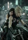 Tifa Lockhart & Cloud Strife Decorative Painting - (FF7) Final Fantasy VII - H-TWO Studio