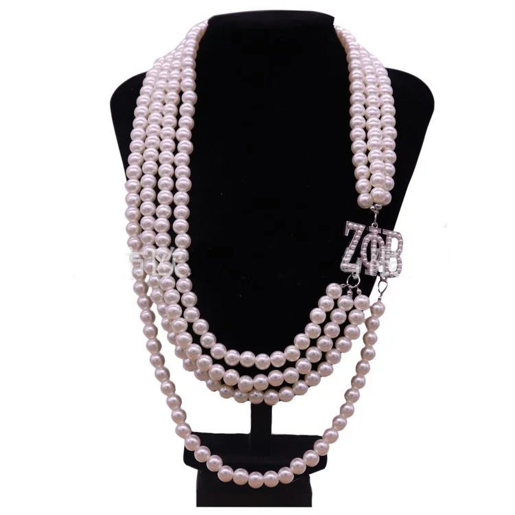 Hand Beaded Multi-layer Pearl Necklace