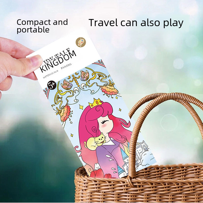 Children’s Gouache Note Picture Book With Paint And Brush Watercolor Coloring Graffiti Kindergarten Student Boys And Girls