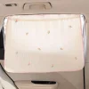 Car Sun Shield Tulip Floral Car Side Window Privacy Curtain