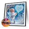 Snow Girl - Diamond Painting - Partial Special Shaped Drill(Canvas|30*30cm)