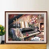 Diamond Painting -5D Full Round Drill Candlestick Piano(50*40 CM)