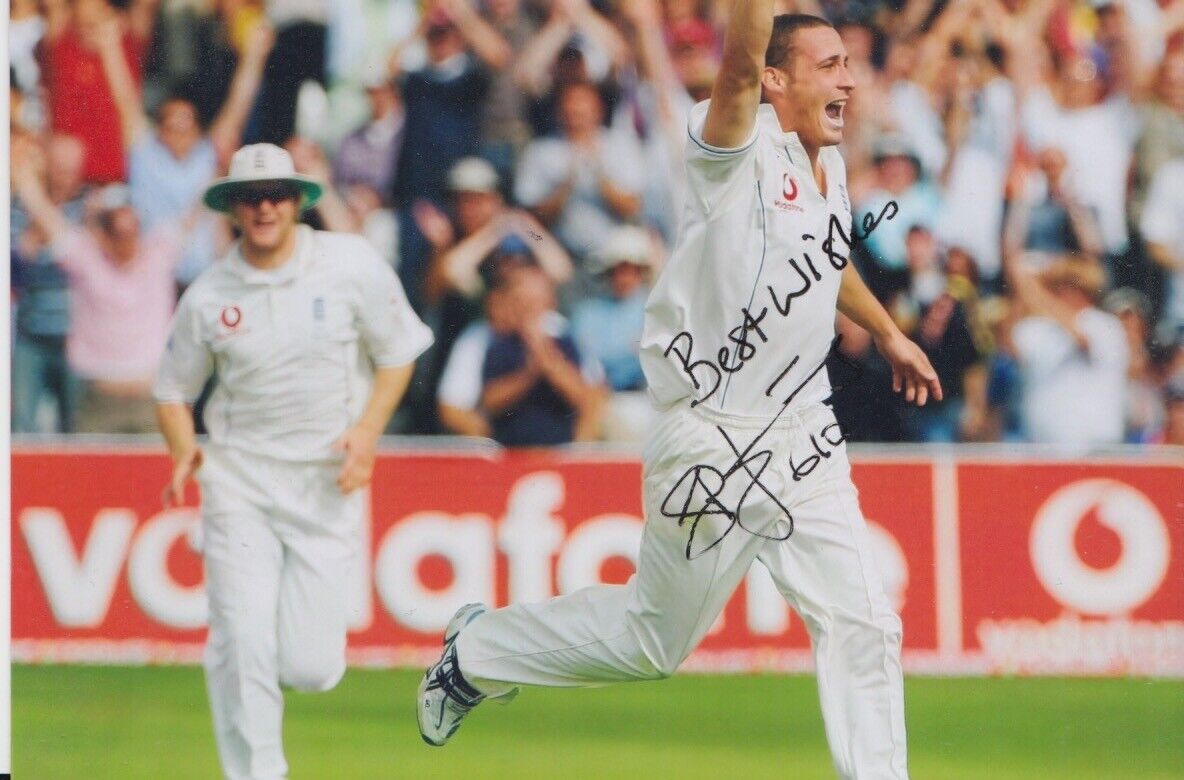 SIMON JONES HAND SIGNED 6X4 Photo Poster painting ENGLAND CRICKET AUTOGRAPH 1