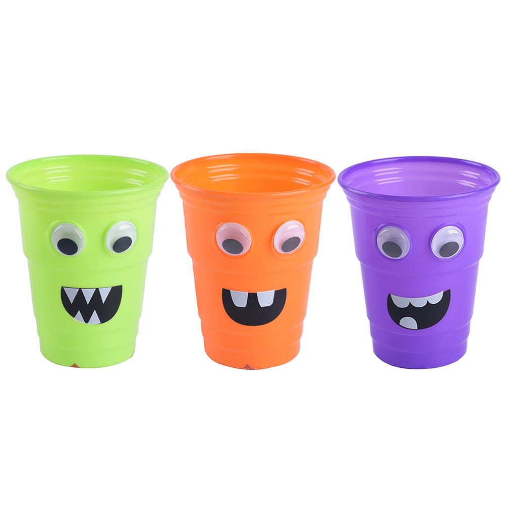 

Plastic Cartoon Fruit Juice Cup Water Drinking Cup Halloween DIY Party Prop, Purple, 501 Original