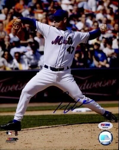 Tom Glavine Mets Signed Psa/dna 8x10 Photo Poster painting Autograph Authentic