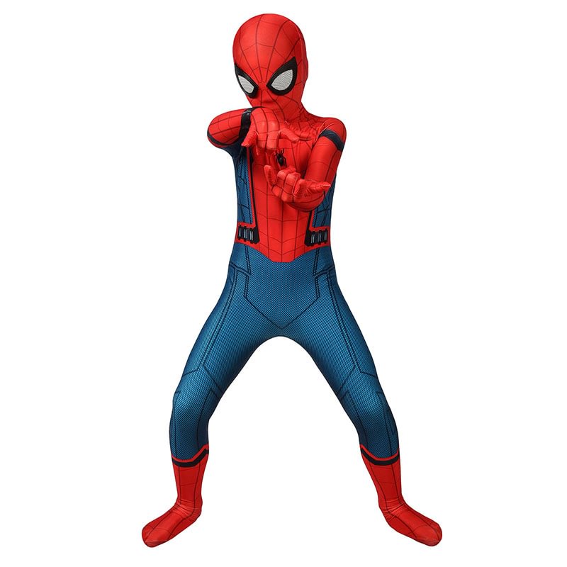 Spiderman Homecoming Kids Cosplay Spider-Man Children Spandex jumpsuit