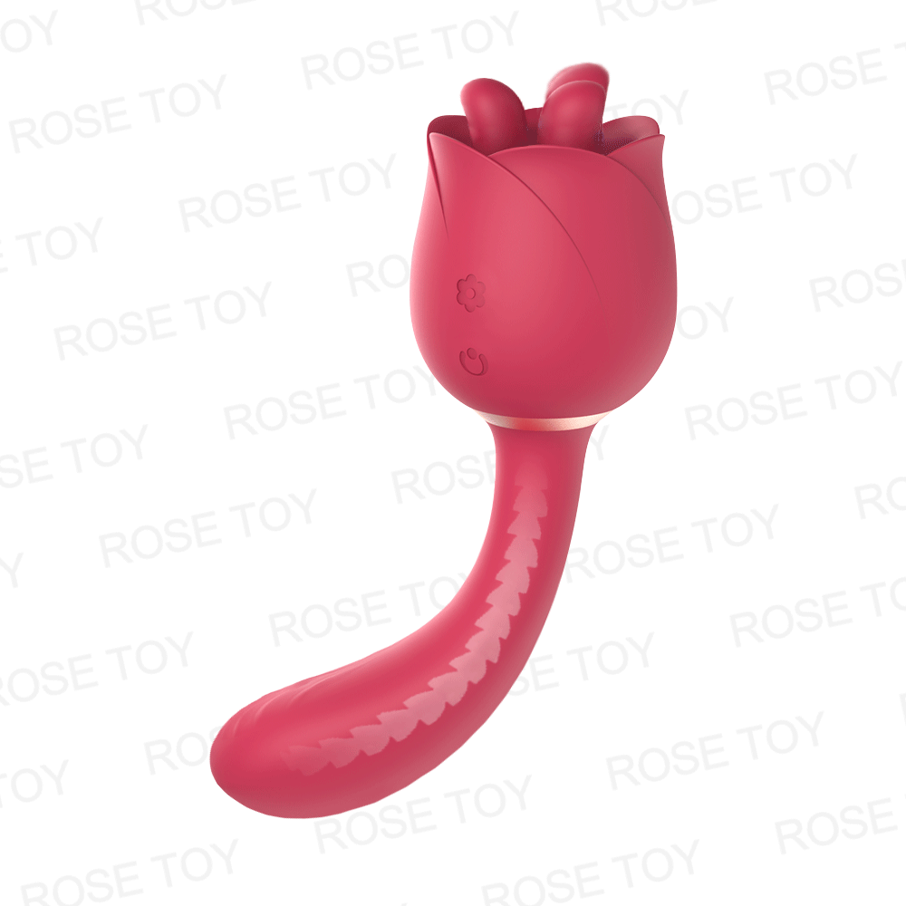 Rose Kneading Vibrator Toy Massager for Clitoris and Nipples