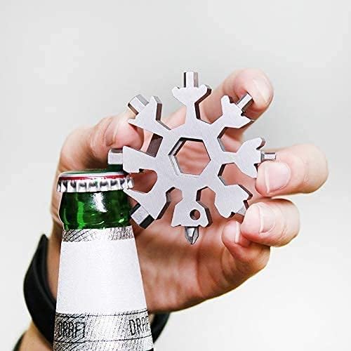 Details about   18 In 1 Portable Snowflake Shape Multifunctional Wrench Tools Saker Multi-Tool 