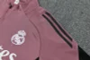 Kids Kit Real Madrid 25-26 1/4 Zip Tracksuit purple Chandal