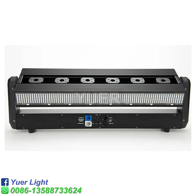 🛒YUER LED Cree RGB Laser Beam Marquee 3IN1 Multifunction Moving Head Light DMX512 Stage Effect Laser Projector Voice Control