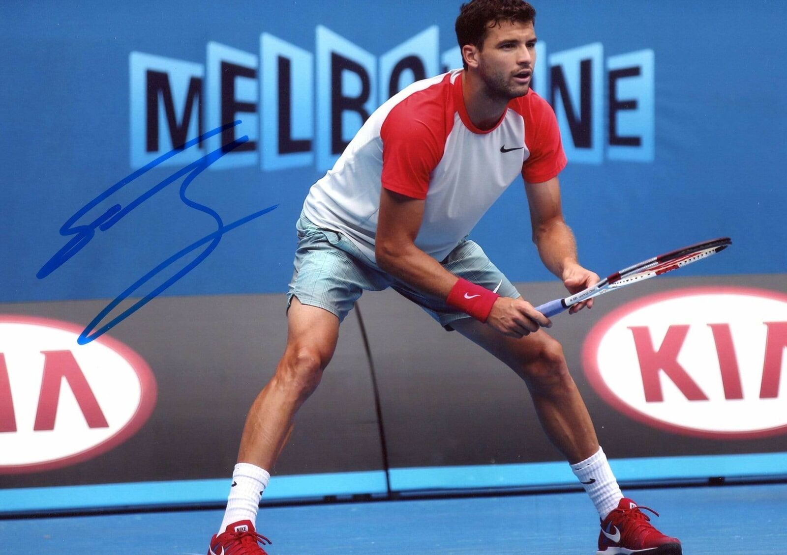 Grigor Dimitrov TENNIS autograph, In-Person signed Photo Poster painting