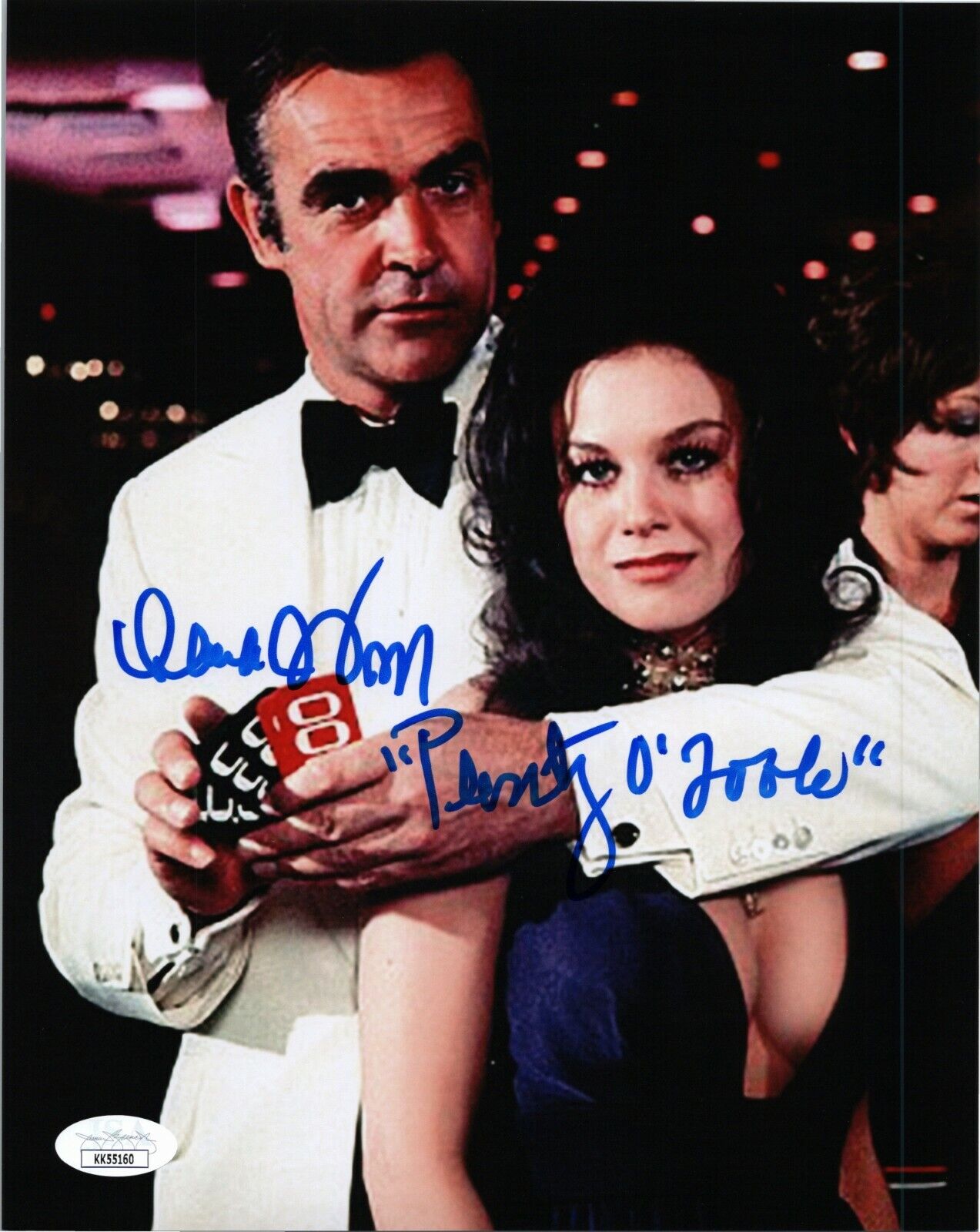 LANA WOOD Authentic Signed JAMES BOND ~Diamonds Are Forever