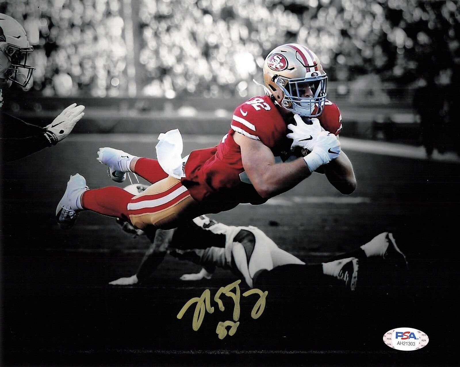 Ross Dwelley Signed Autographed 8x10 Photo Poster painting Pic Niners Psa Coa