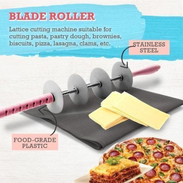 Adjustable Blade Roller Pin & Croissant Cutter